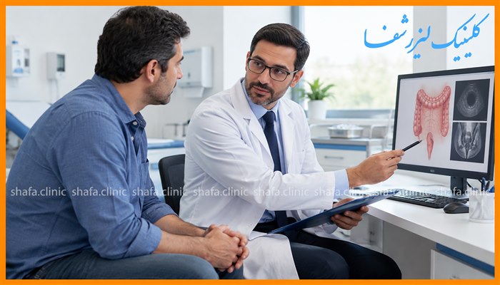 گفتوگوی پزشک و بیمار درباره تشخیص عفونت مقعدی